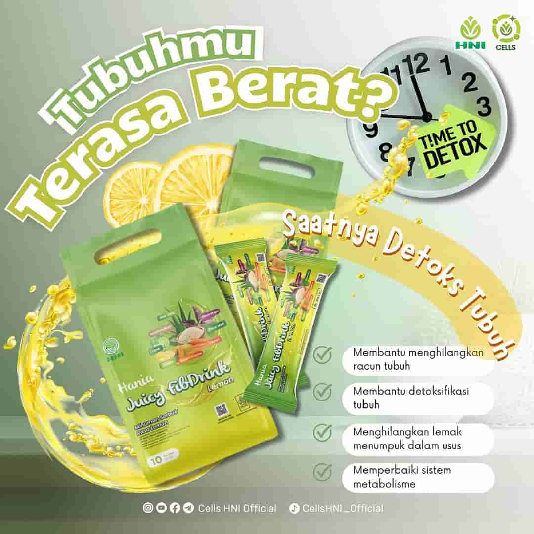 Foto HANIA JUICY FIBDRINK - LEMON