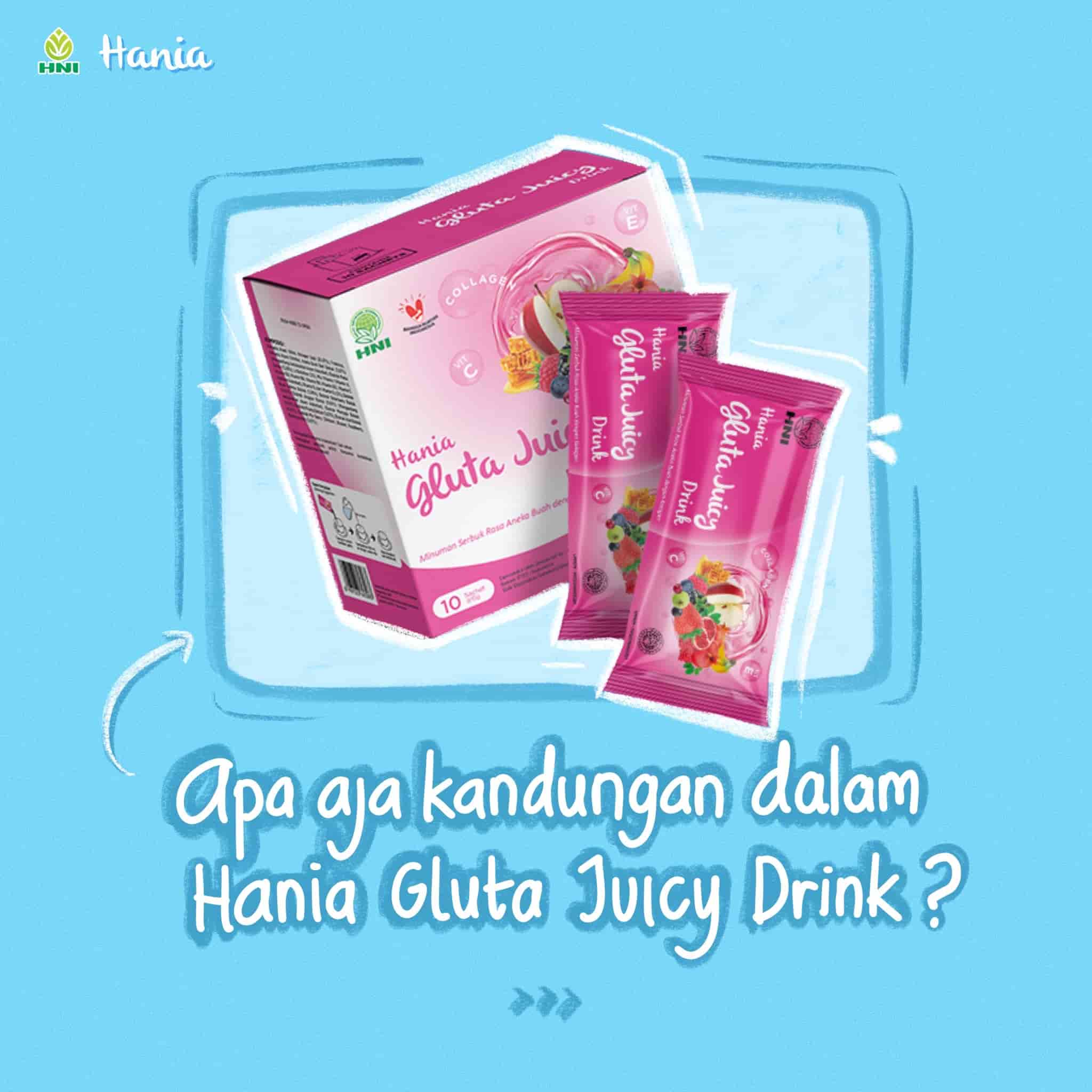 Foto HANIA GLUTA JUICY DRINK