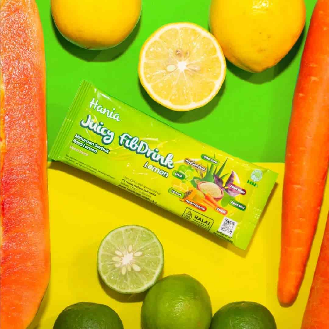 Foto HANIA JUICY FIBDRINK - LEMON