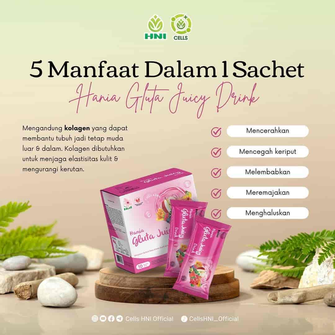 Foto HANIA GLUTA JUICY DRINK