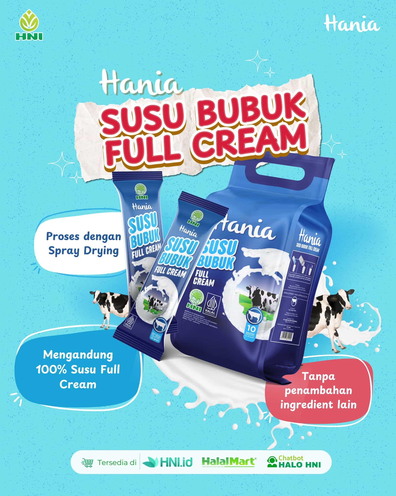 Foto HANIA SUSU BUBUK FULLCREAM