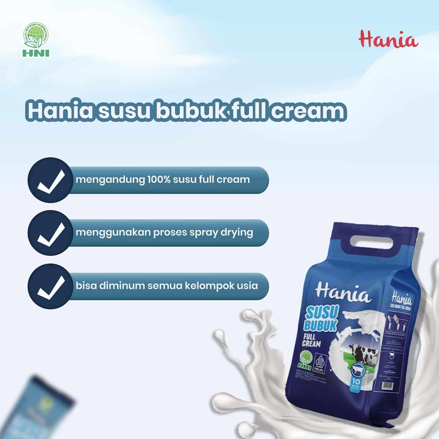 Foto HANIA SUSU BUBUK FULLCREAM