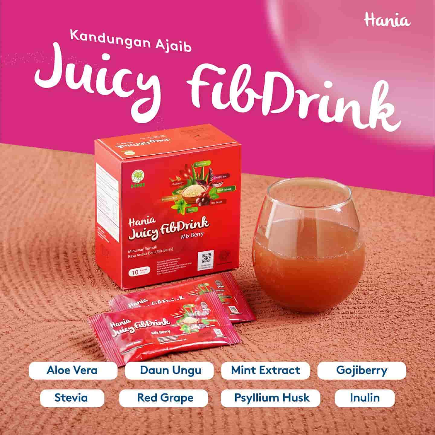 Foto HANIA JUICY FIBDRINK - MIX BERRIES