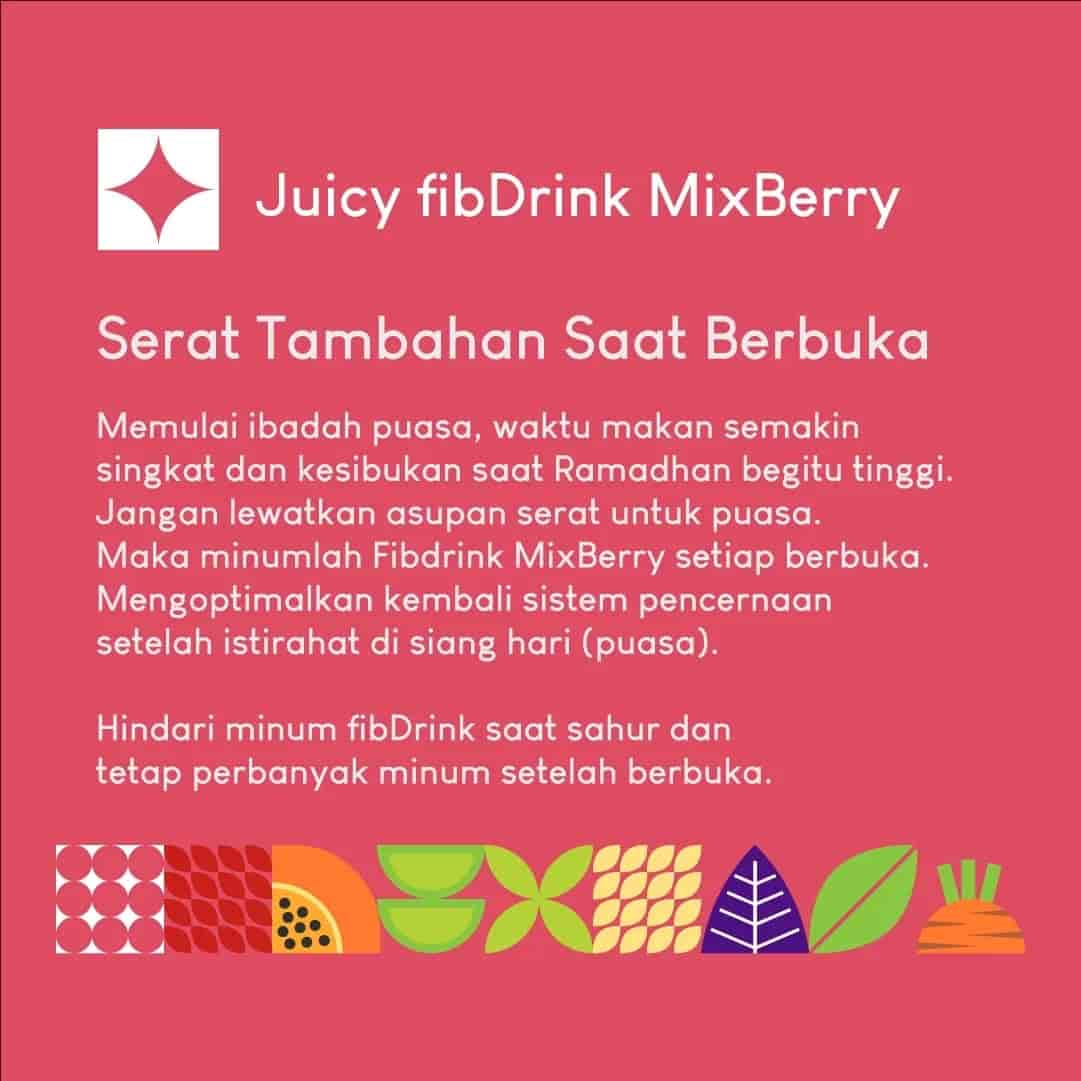 Foto HANIA JUICY FIBDRINK - MIX BERRIES