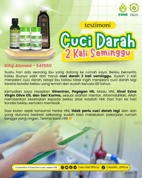 Testimoni Rifqi Ahmad - 941550 tentang GINEXTRACT