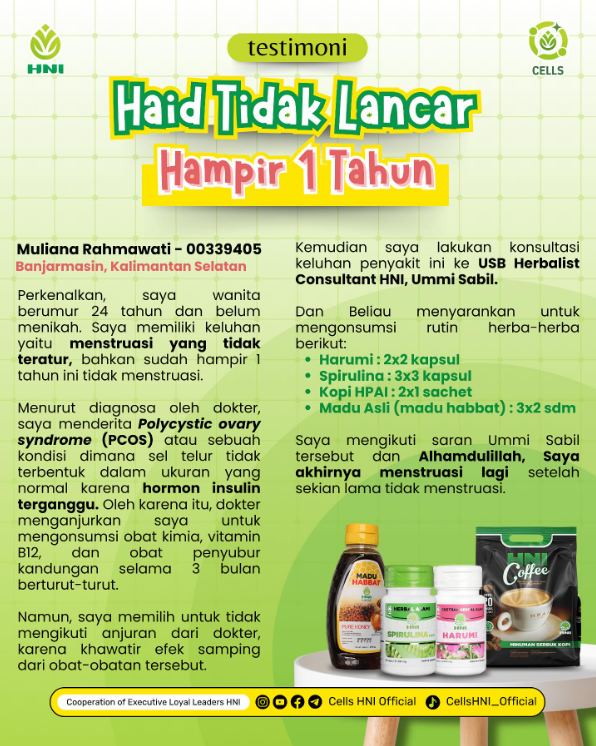 Testimoni Muliana Rahmawati - 00339405 tentang HARUMI