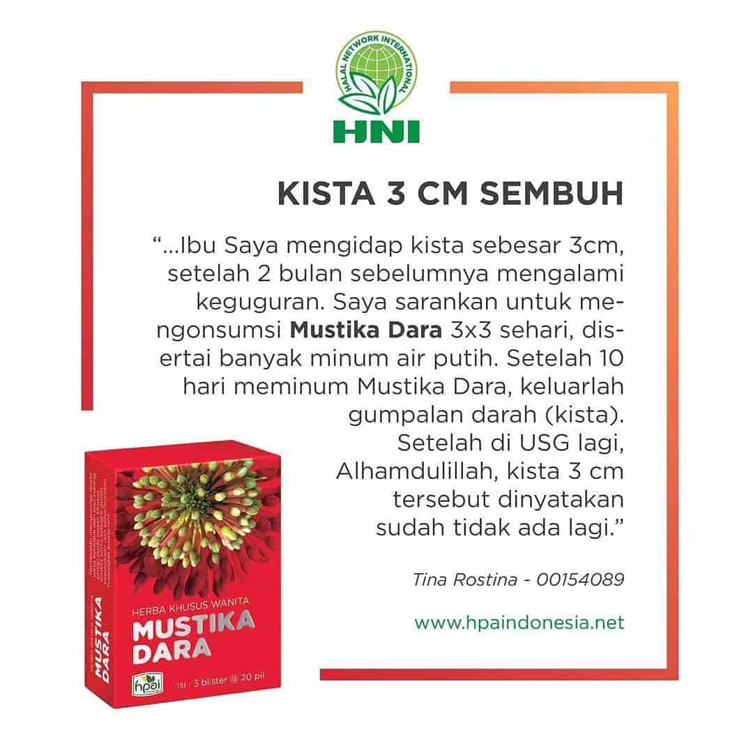 Testimoni Tina Rostina (00154089) tentang MAHKOTA DARA